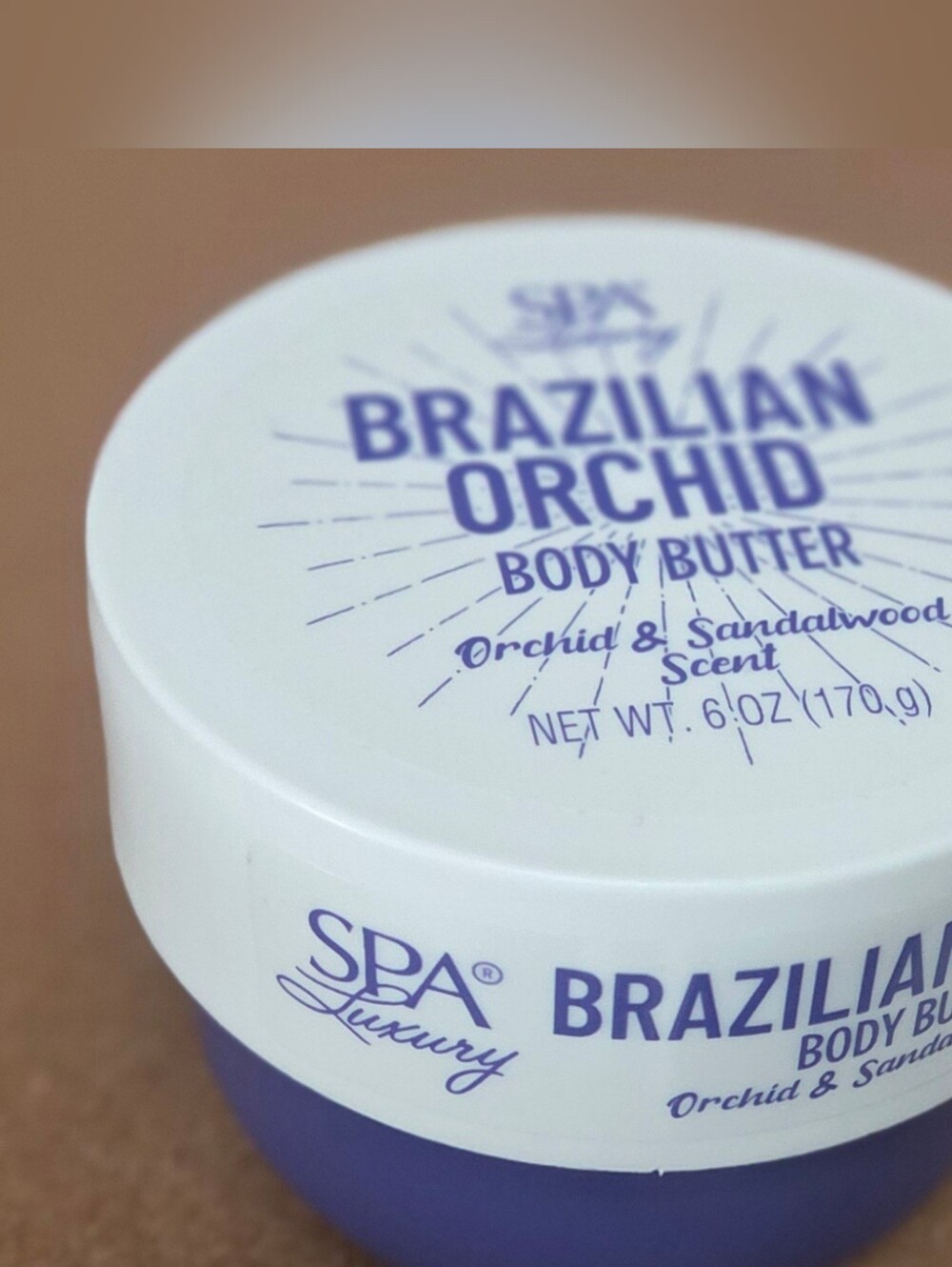 Spa Luxury Brazilian Orchid Body Butter - White & Purple